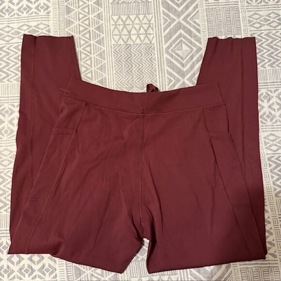 Offline Aerie Leggings Maroon Drawstring 7/8 Legging Size XL - Picture 5 of 5